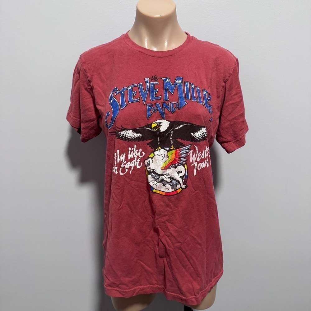 Steve Miller Band Fly Like An Eagle Western Tour ‘77 Graphic Band T-shirt Medium